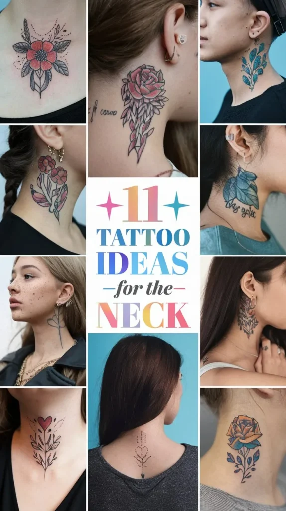 11 Tattoo Ideas for the Neck to Make a Bold Statement 2 11 Tattoo Ideas for the Neck to Make a Bold Statement