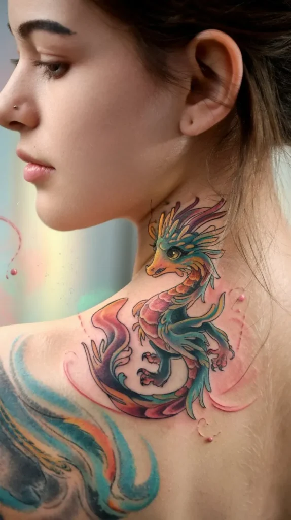 11 Tattoo Ideas for the Neck to Make a Bold Statement 7 11 Tattoo Ideas for the Neck to Make a Bold Statement