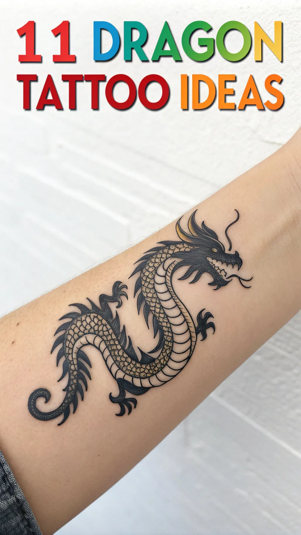 You are currently viewing 11 Dragon Tattoo Ideas to Add a Touch of Mythology to Your Body