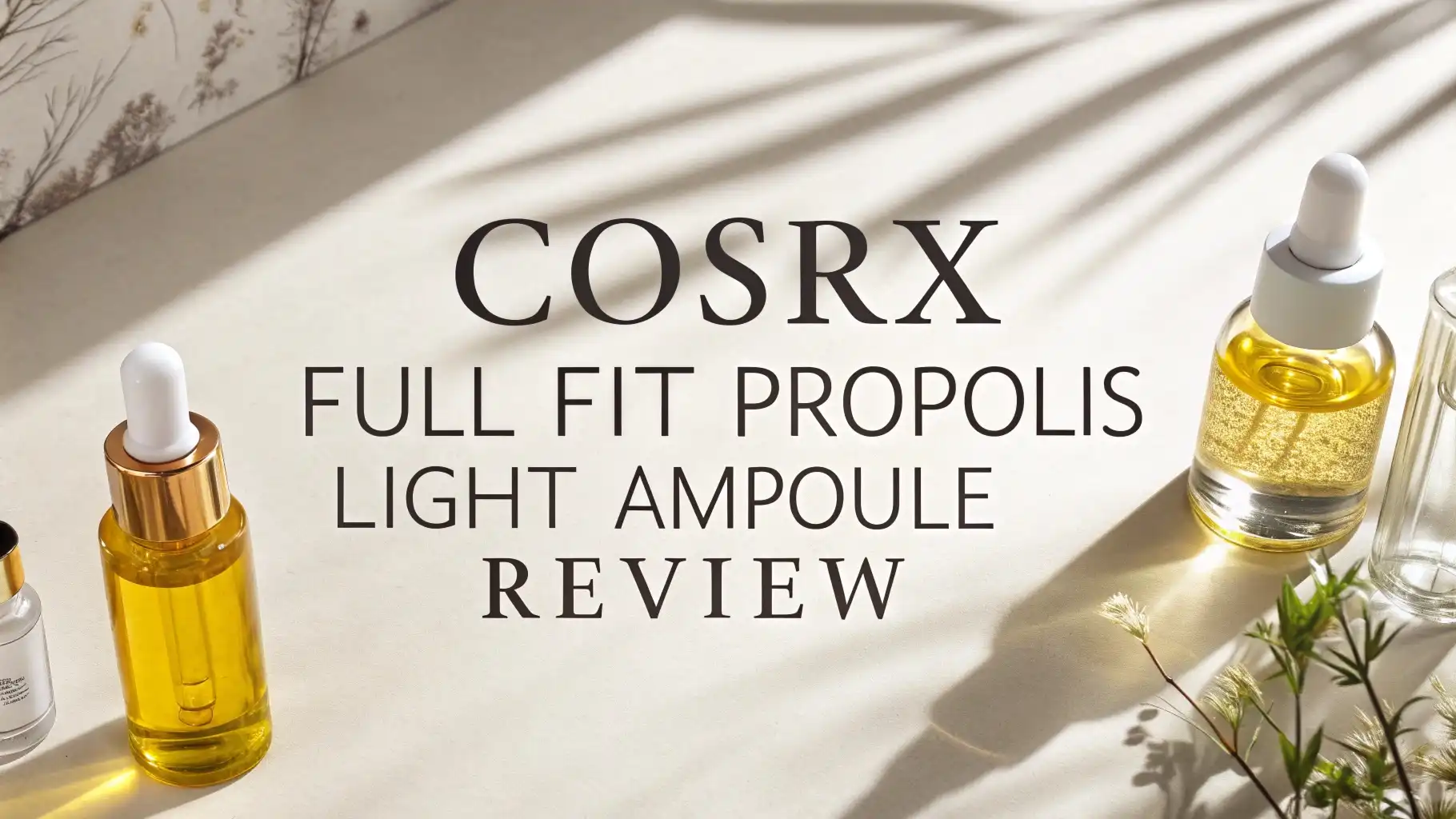 Read more about the article COSRX Full Fit Propolis Light Ampoule Review 2026: Complete Guide